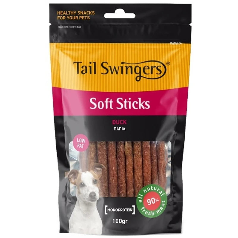 Λιχουδιές Σκύλου Tailswingers Μαλακά Στικς Πάπια 100gr