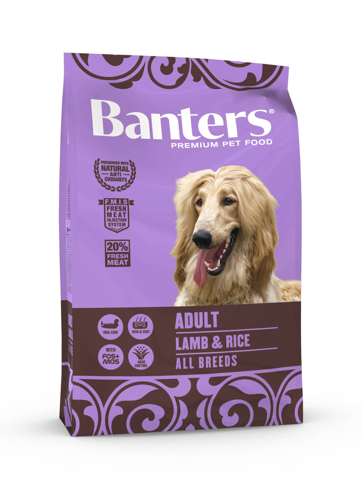 Ξηρά Τροφή Σκύλου Banters Adult Lamb and Rice 3kg