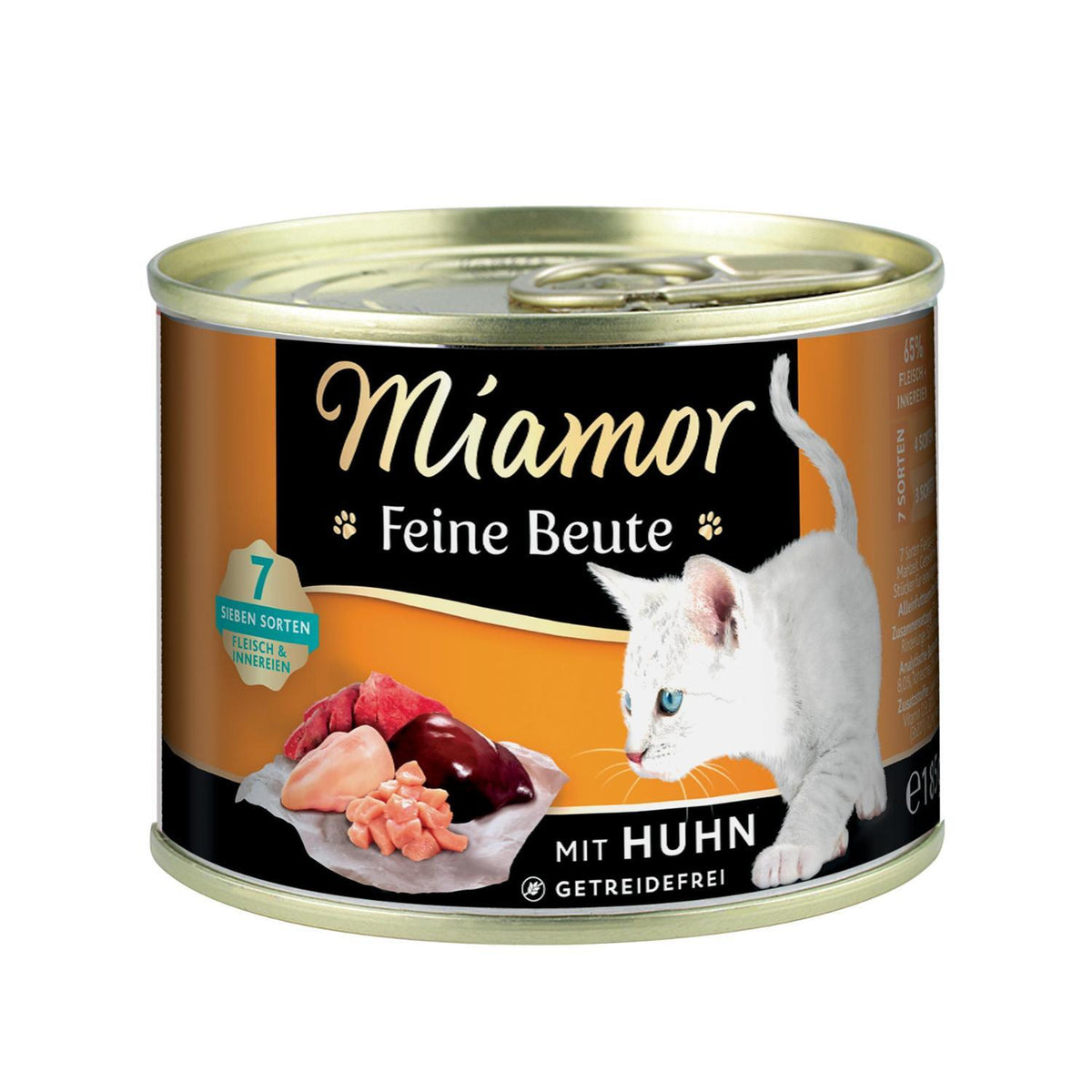 Υγρή Τροφή Γάτας Miamor Feine Beute Chicken 185gr