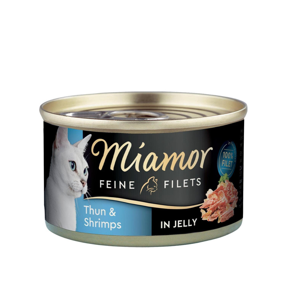 Υγρή Τροφή Γάτας Feine Filets Tuna & Shrimps In Jelly 100gr