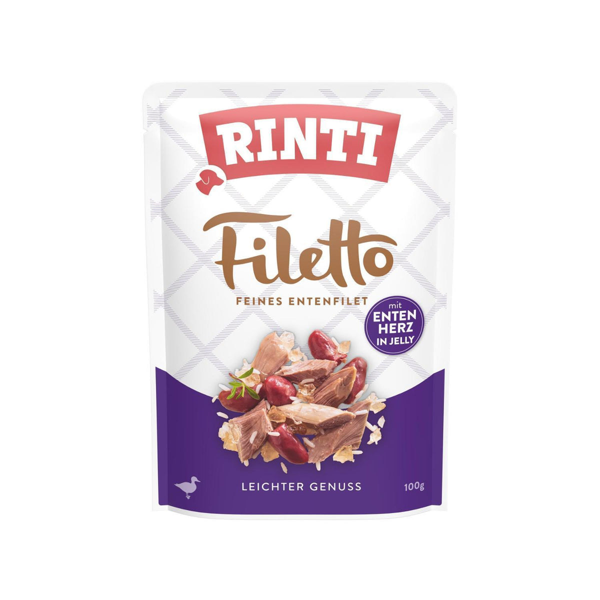 Rinti Filetto Duck & DuckHearts 100g