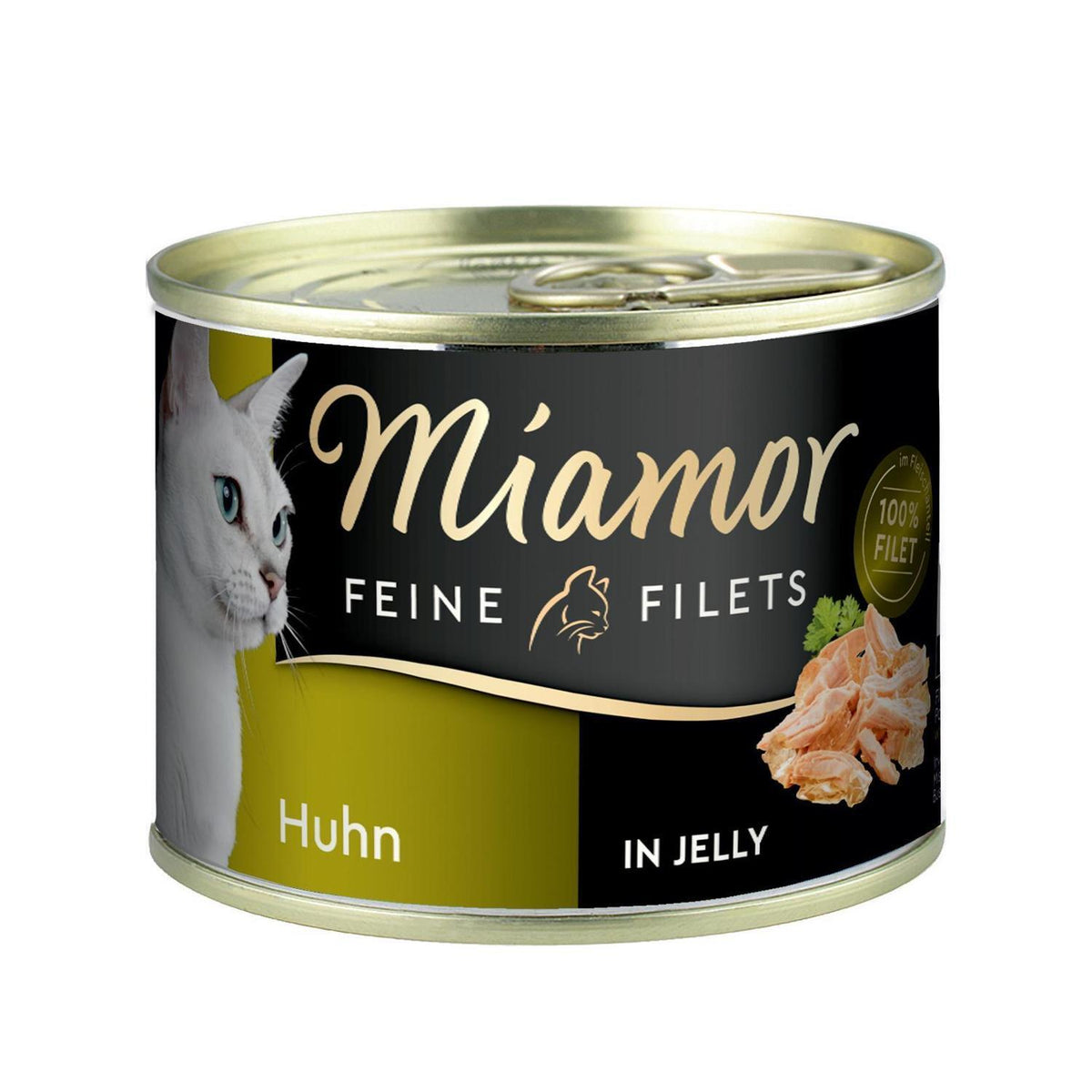 Υγρή Τροφή Γάτας Feine Filets Chicken In Jelly 185gr
