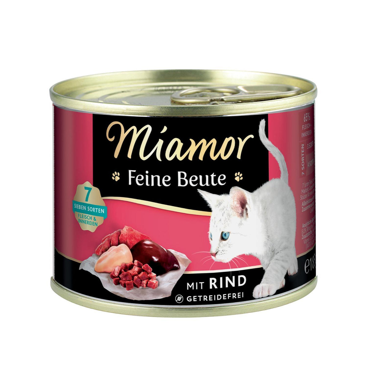 Υγρή Τροφή Γάτας Miamor Feine Beute Beef 185 gr