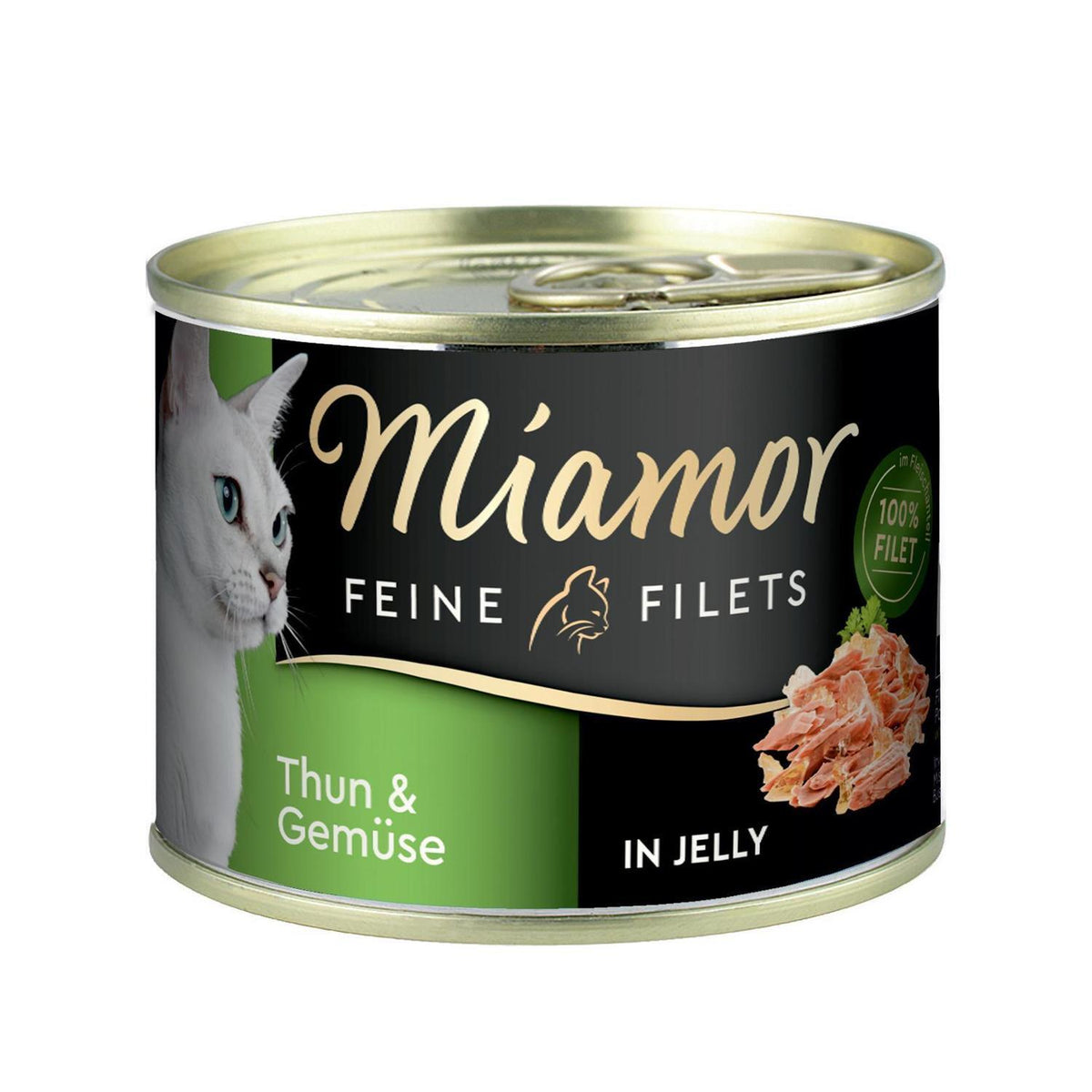 Υγρή Τροφή Γάτας Feine Filets Tuna & Vegetables In Jelly 185gr