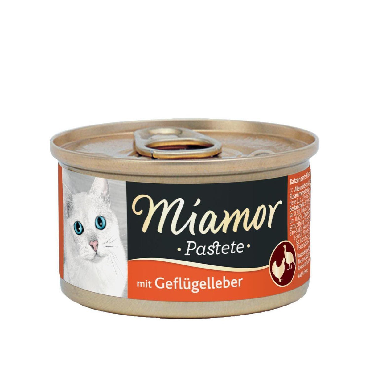 Υγρή Τροφή Γάτας MIAMOR Pastete Poultry & Liver 85 gr