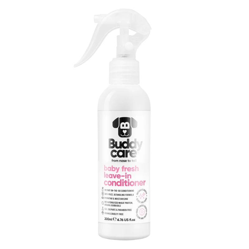 ΜΑΛΑΚΤΙΚΗ ΚΡΕΜΑ ΣΚΥΛΟΥ BUDDYCARE LEAVE-IN BABY FRESH 200 ml