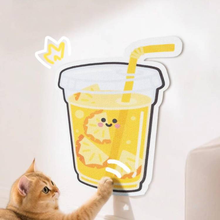 Ονυχοδρόμιο γάτας DRUNK BUT HAPPY CAT SCRATCHER PINEAPPLE 45*60cm