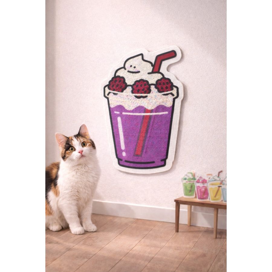 Ονυχοδρόμιο γάτας DRUNK BUT HAPPY CAT SCRATCHER BERRY 45*60cm