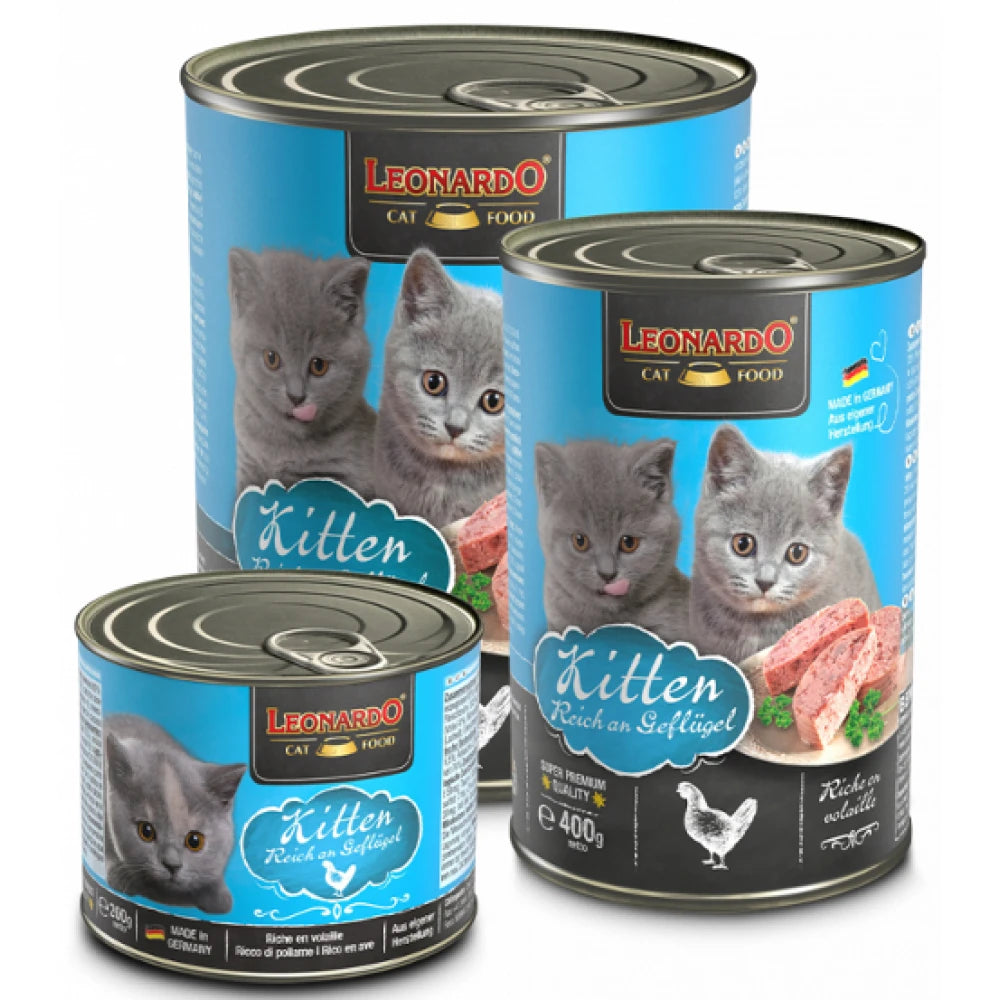 Υγρή Τροφή Γάτας Leonardo Kitten 800gr