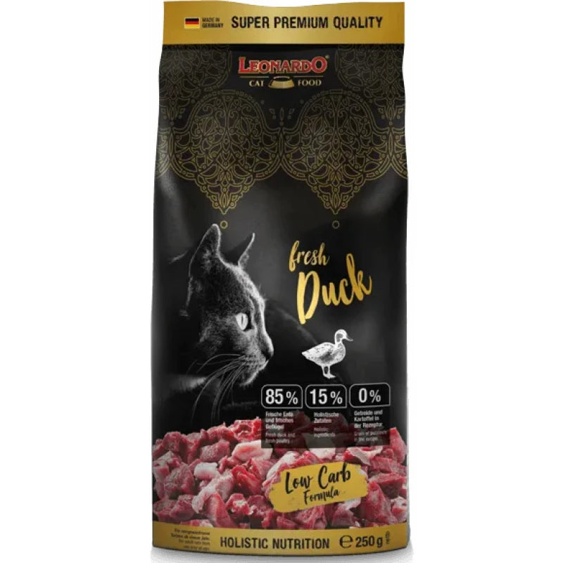 Ξηρά Τροφή Γάτας Leonardo Adult Fresh Duck Grain Free 4kg