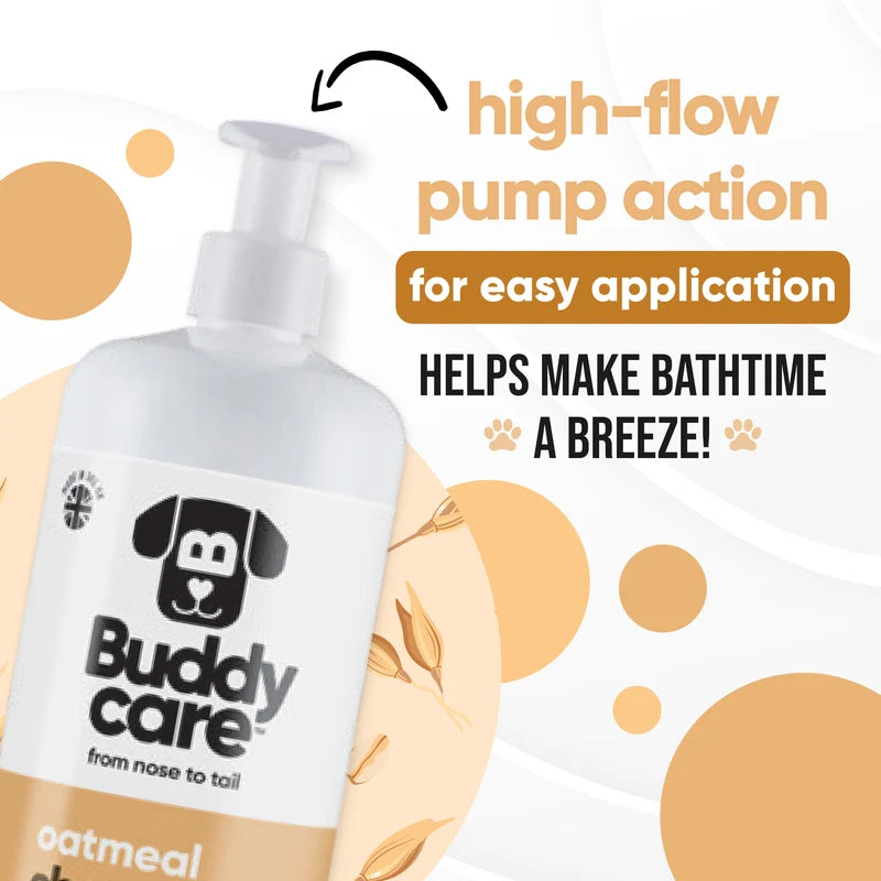ΣΑΜΠΟΥΑΝ ΣΚΥΛΟΥ BUDDYCARE OATMEAL 500ml