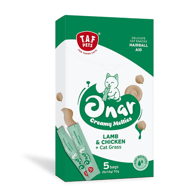 Λιχουδιά Γάτας Taf Pets Onar Creamy Hairball Aid (5x14gr) 70gr