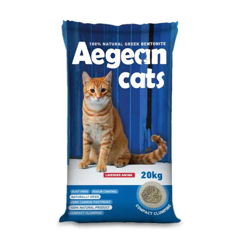 Άμμος Γάτας Aegean Cats Λεβάντα 20kg