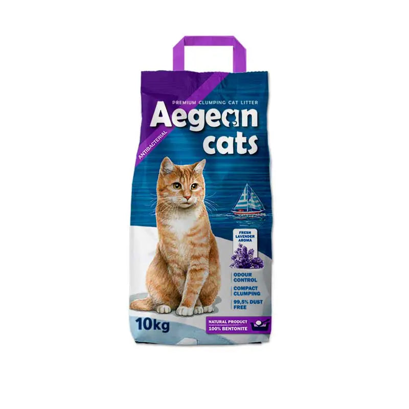 Άμμος Γάτας Aegean Cats Λεβάντα 10kg