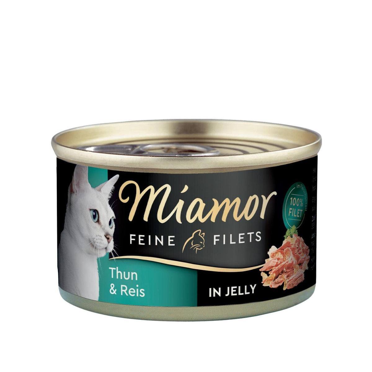 Υγρή Τροφή Γάτας Feine Filets Tuna & Rice In Jelly 100gr