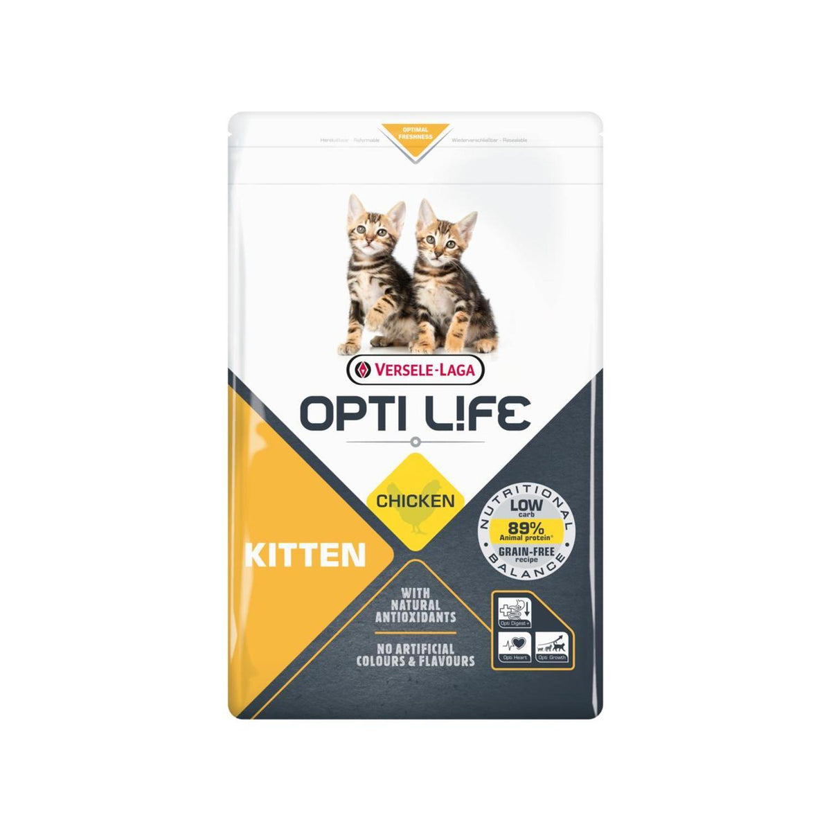 Ξηρά Τροφή Γάτας OPTI LIFE Kitten Chicken 1Kg