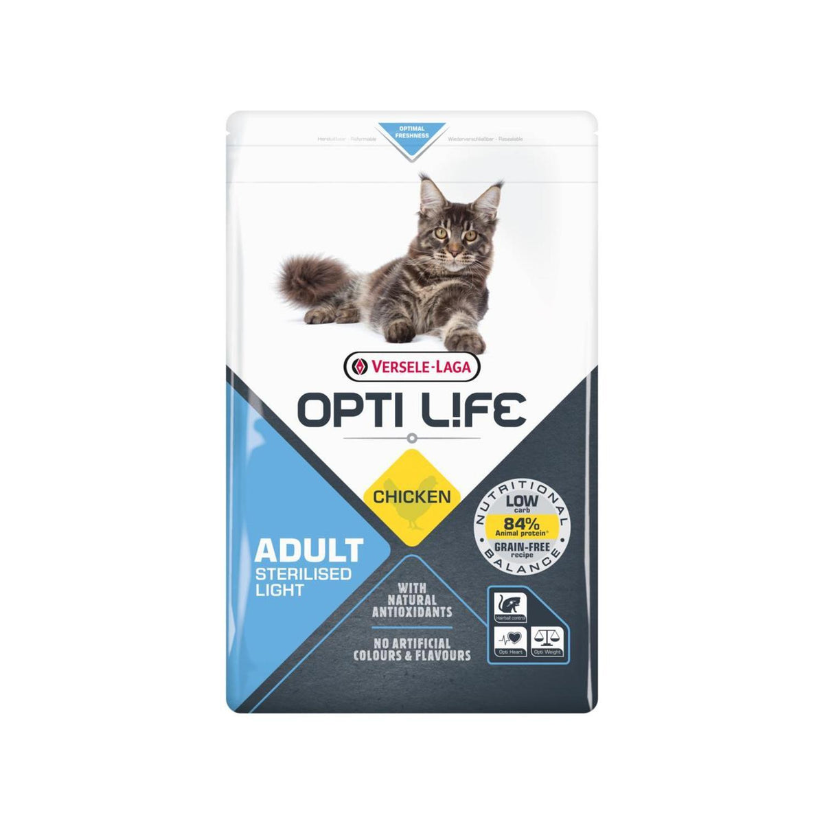 Ξηρά Τροφή Γάτας OPTI LIFE Adult Sterilised Light Chicken 1Kg