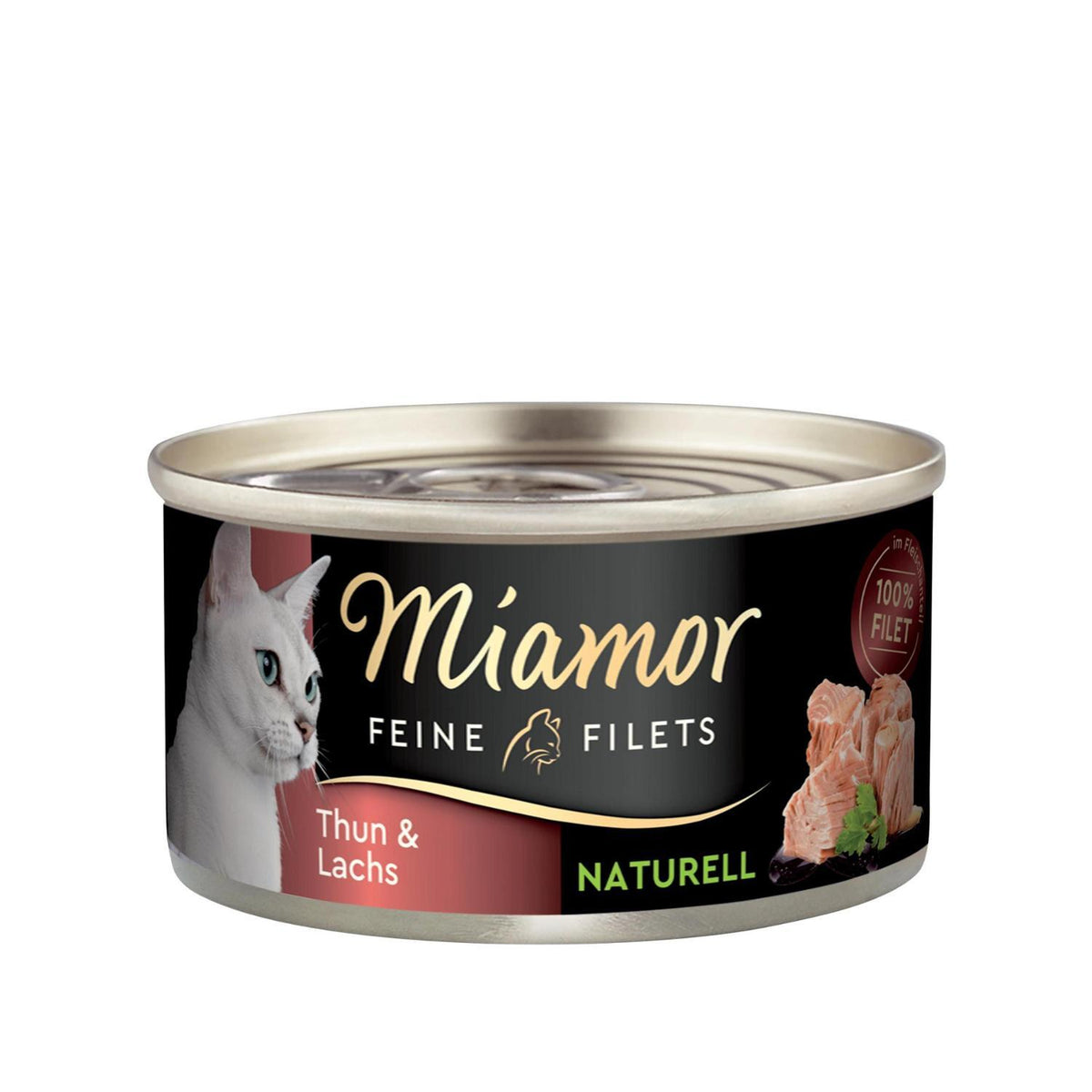 Υγρή Τροφή Γάτας Feine Filets Naturell Tuna & Salmon 80gr