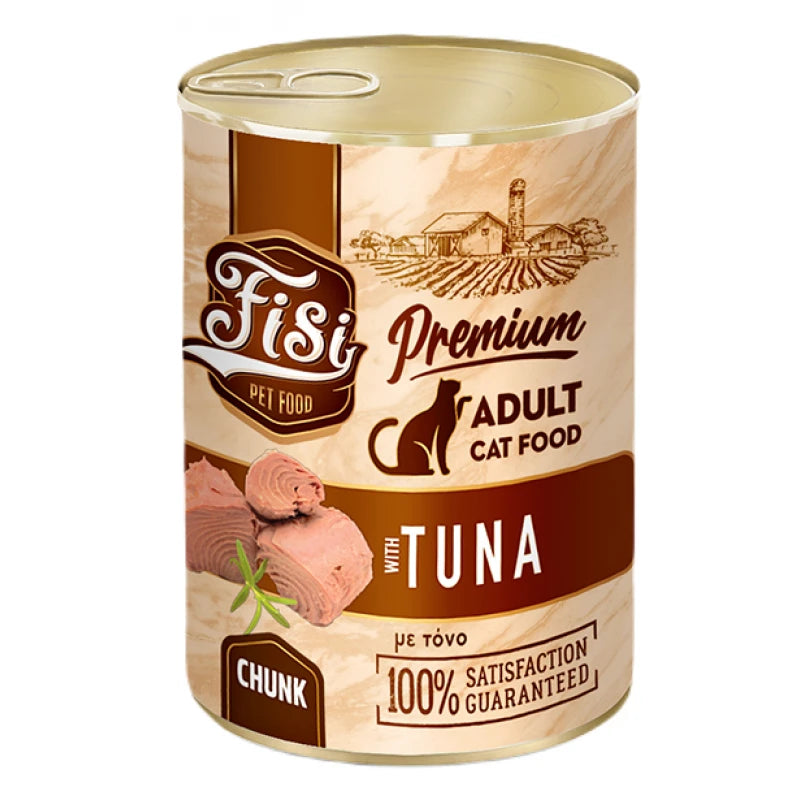 Υγρή Τροφή Γάτας Fisi Cat Adult Τόνος Σε Σάλτσα 400 g