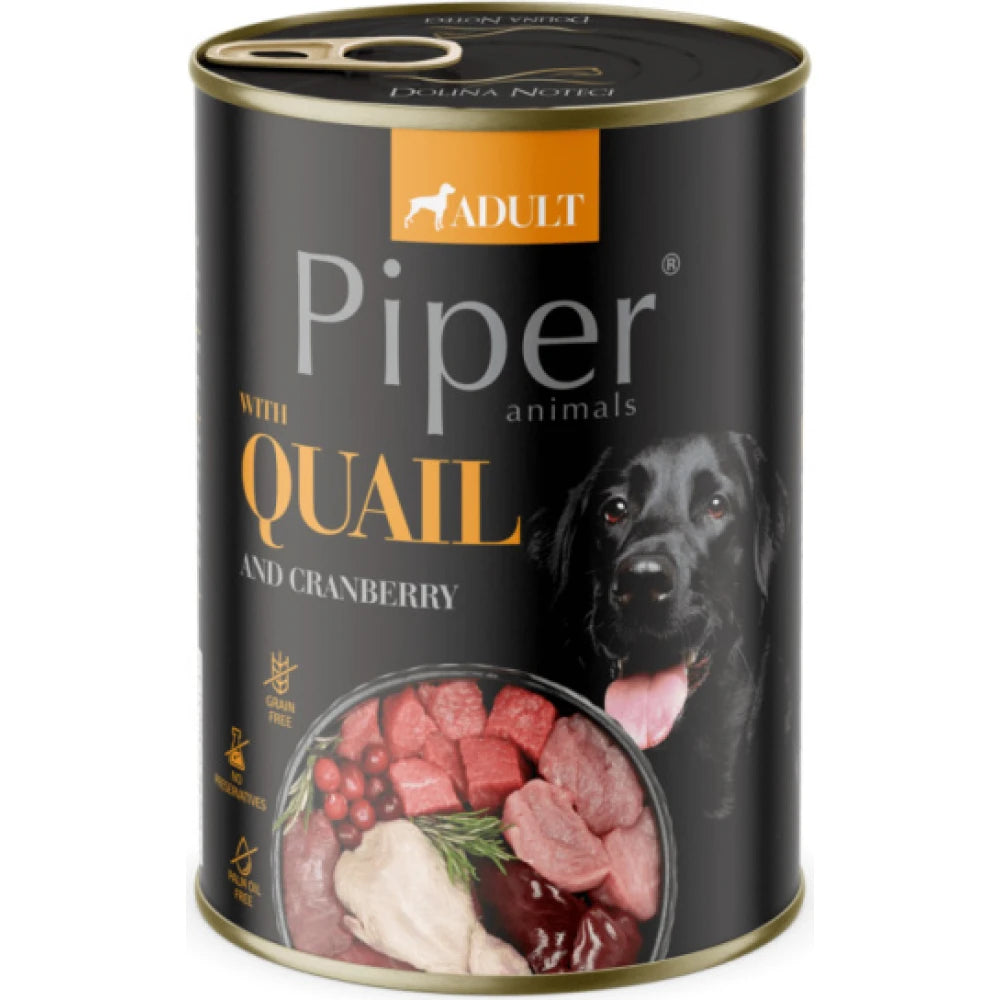 Υγρή Τροφή Σκύλου Piper Adult Ορτύκι 800gr