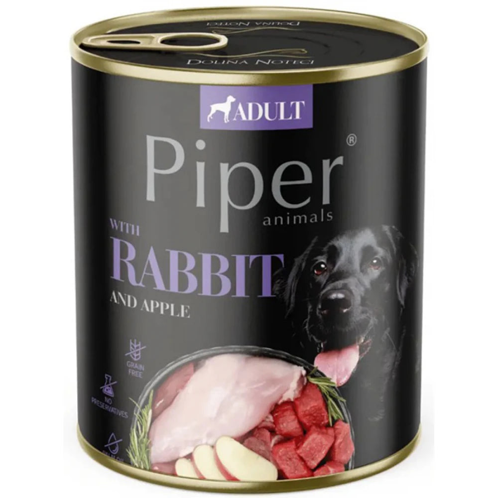 Υγρή Τροφή Σκύλου Piper Adult Κουνέλι 400 gr