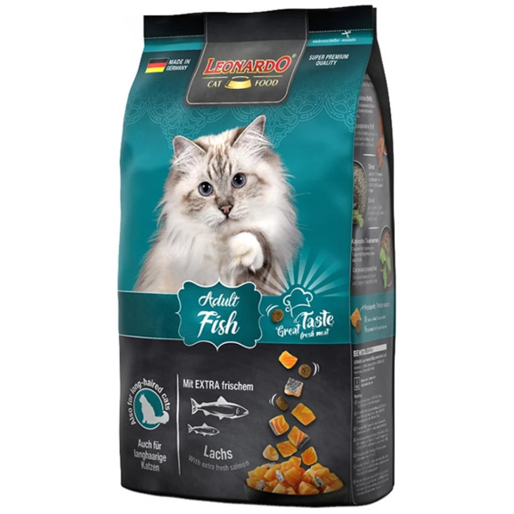 Ξηρά Τροφή Γάτας Leonardo Adult Fish 1.8kg