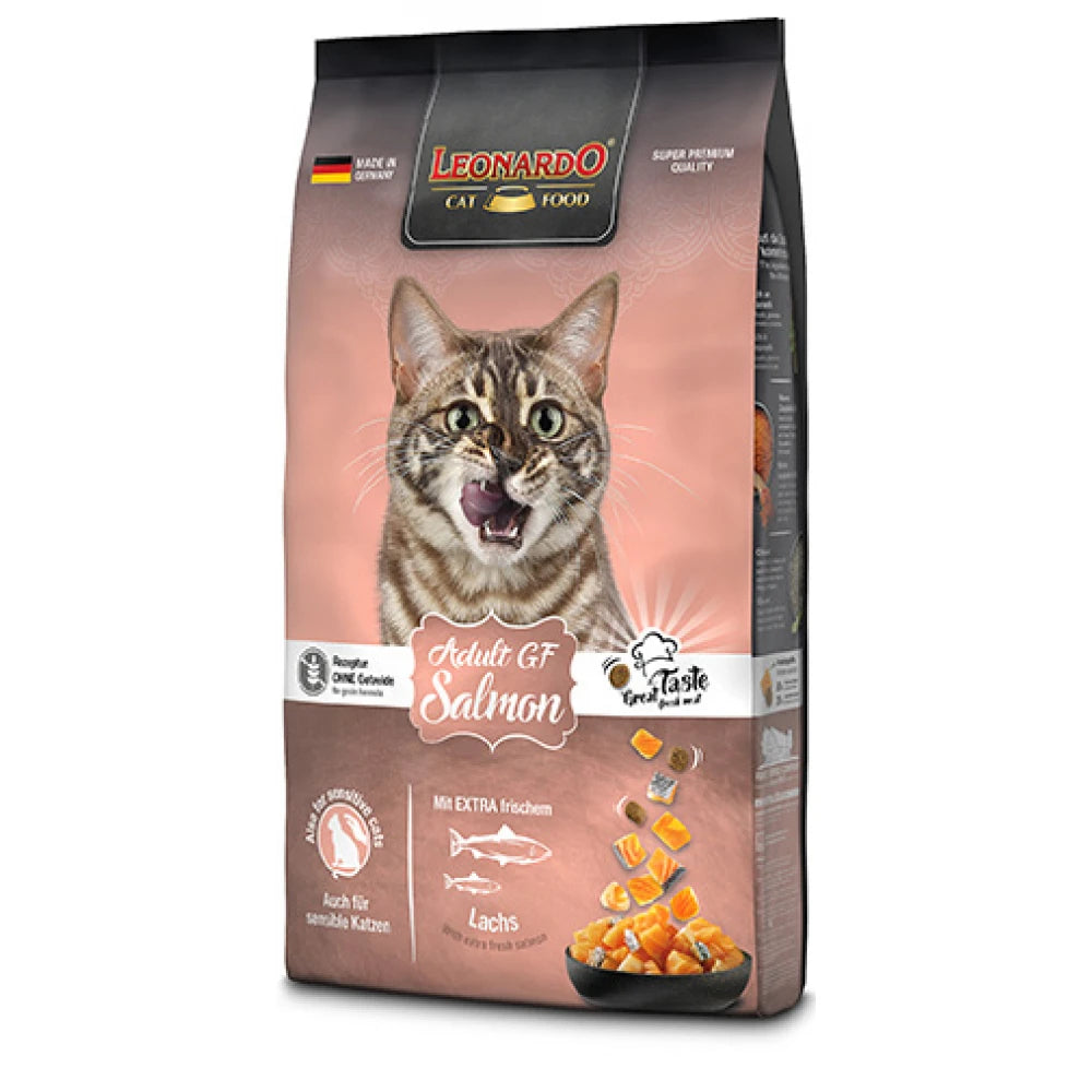 Ξηρά Τροφή Γάτας Leonardo Adult Grain Free Salmon 1.8kg