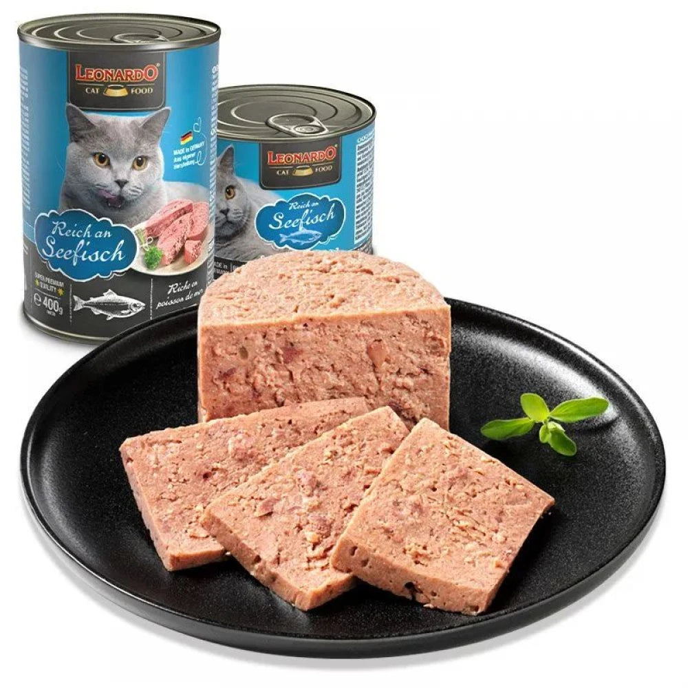 Υγρή Τροφή Γάτας Leonardo Ocean Fish 400gr