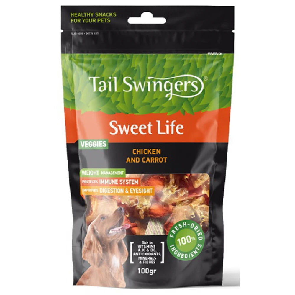Λιχουδιά Σκύλου Pet Interest Tailswingers Carrot with Chicken 100gr