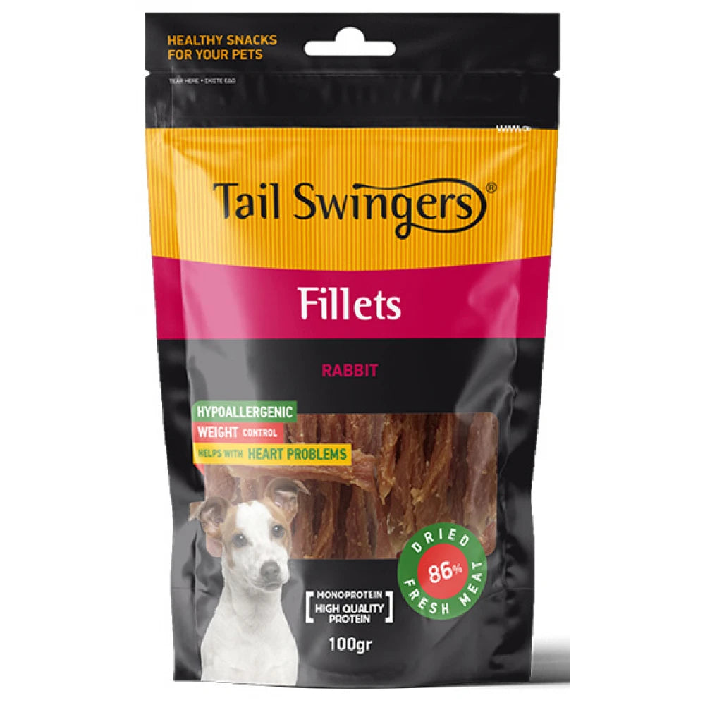 Λιχουδιά Σκύλου Pet Interest Tailswingers Pure Rabbit Soft Fillets 100gr