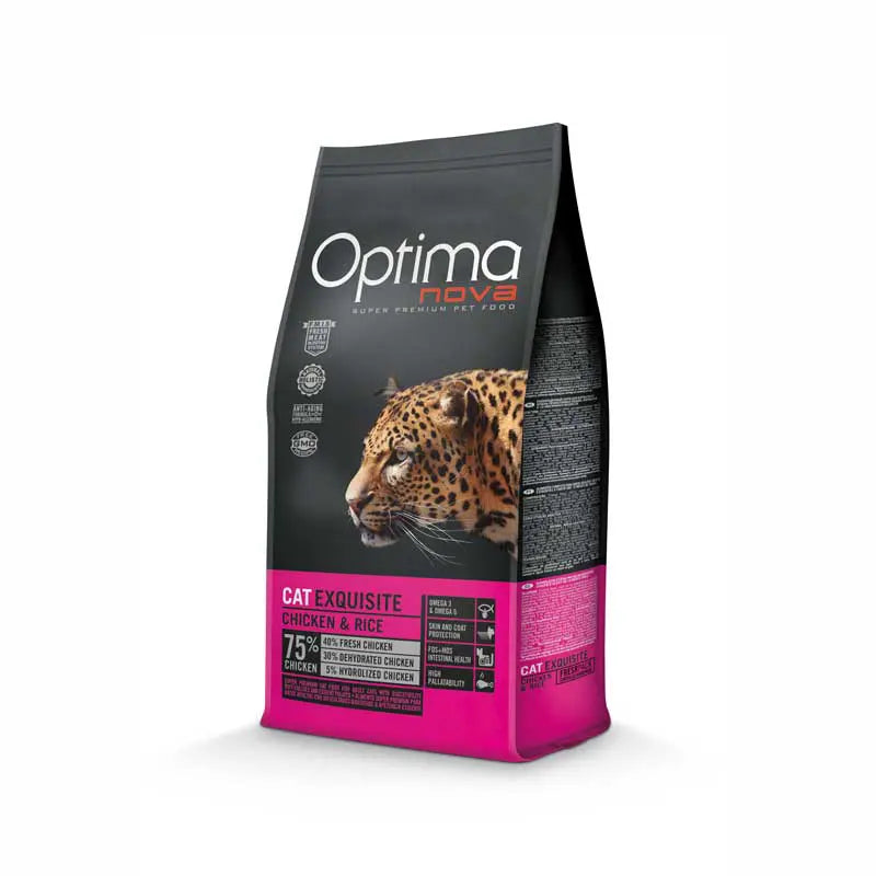 Ξηρά Τροφή Γάτας Optimanova Cat Exquisite Chicken & Rice 2 kg