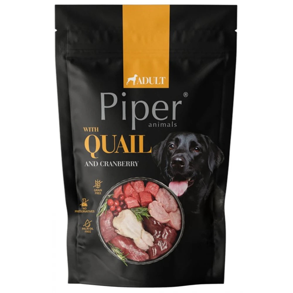 Υγρή Τροφή ΣκύλουPiper Adult Ορτύκι Pouch 500gr