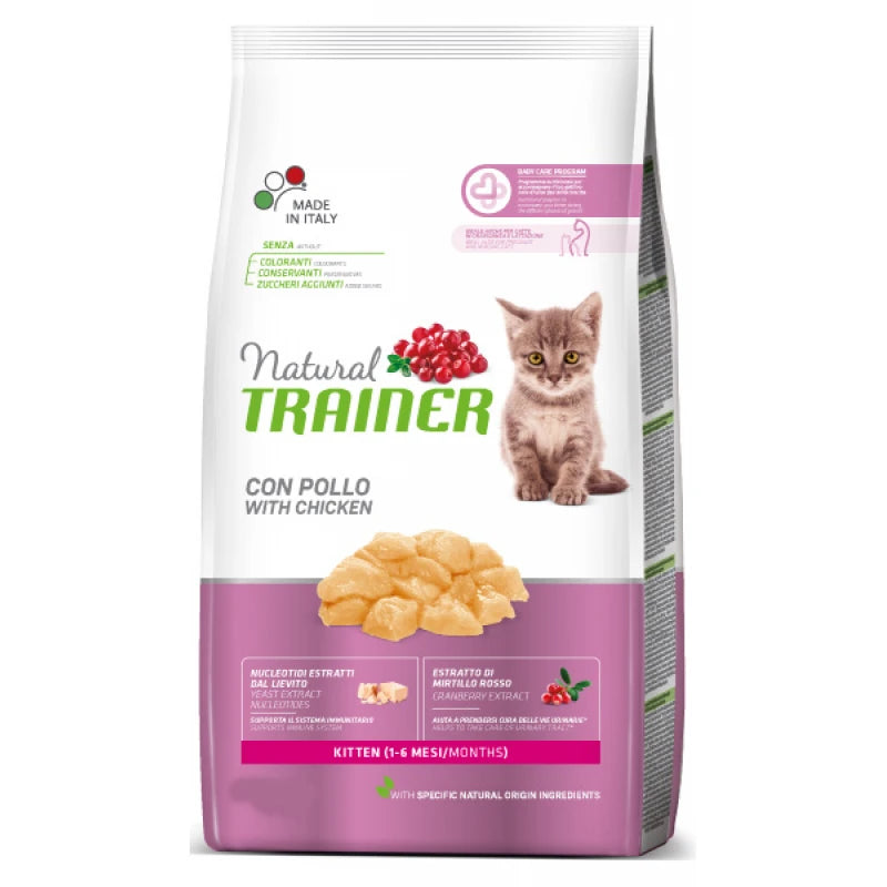 Ξηρά Τροφή Γάτας Natural Trainer Kitten (1-6) Fresh Chicken 1.5 kg