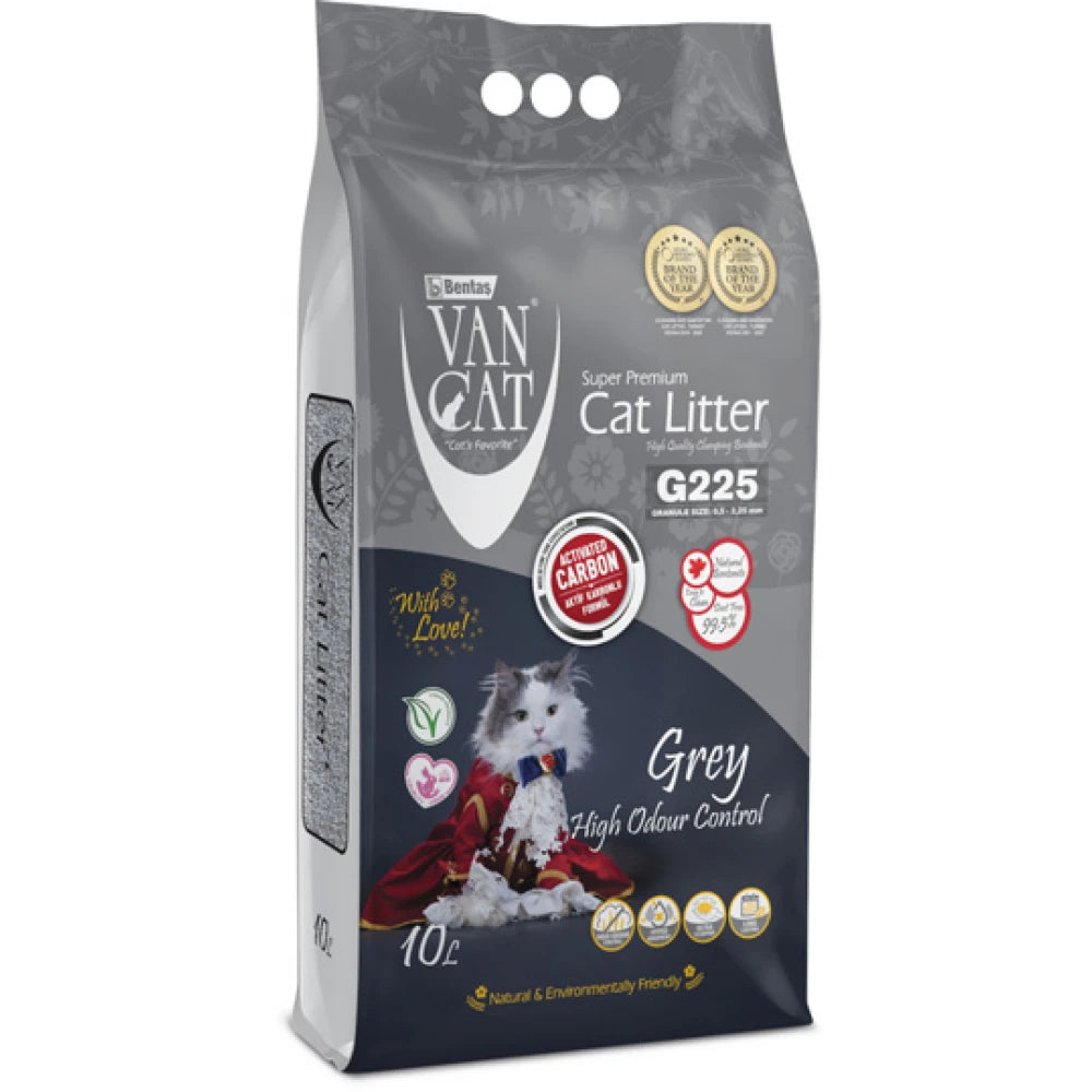 Άμμος Γάτας Van Cat Clumping Grey Odour Control 10lt 9kg