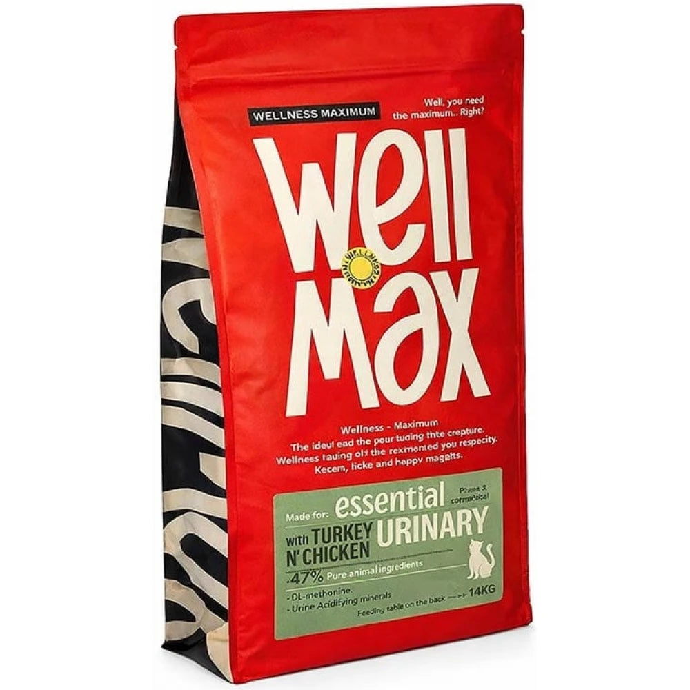 Ξηρά Τροφή Γάτας Wellmax Essential Cat Urinary Turkey & Chicken 14kg