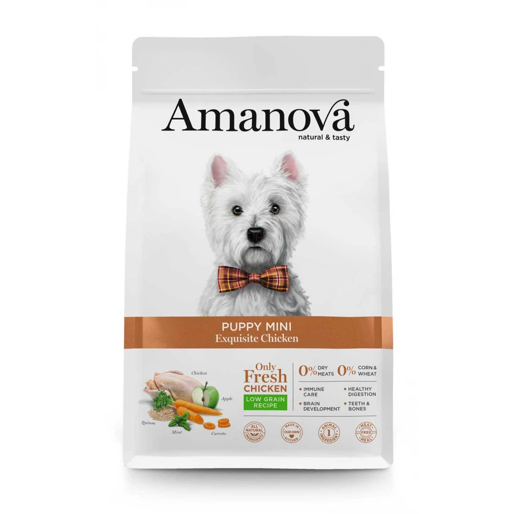 Ξηρά Τροφή Σκύλου Amanova Puppy Mini Exquisite Chicken 2 Kg