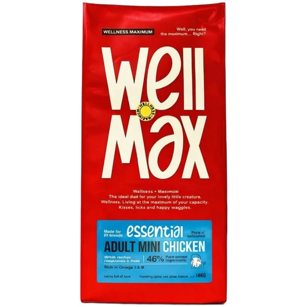 Ξηρά Τροφή Σκύλου Wellmax Essential Adult Mini Chicken 14kg