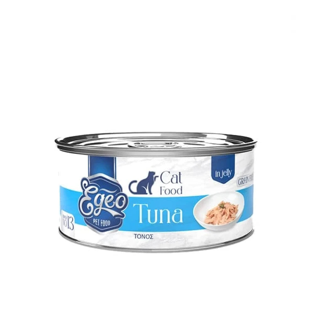 Υγρή Τροφή Γάτας Egeo Cat Adult Τόνος in Jelly 85 gr