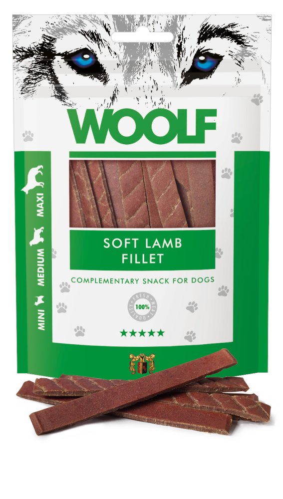 Λιχουδιά Σκύλου Woolf Soft Lamb Fillets 100gr