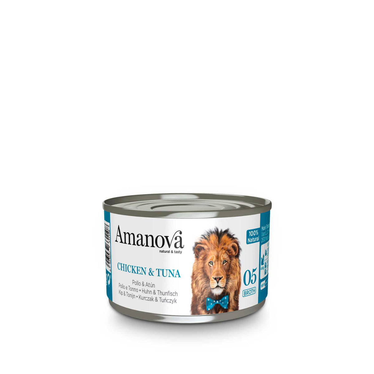 Υγρή Τροφή Γάτας Amanova-05 Chicken & Tuna Broth 70 gr