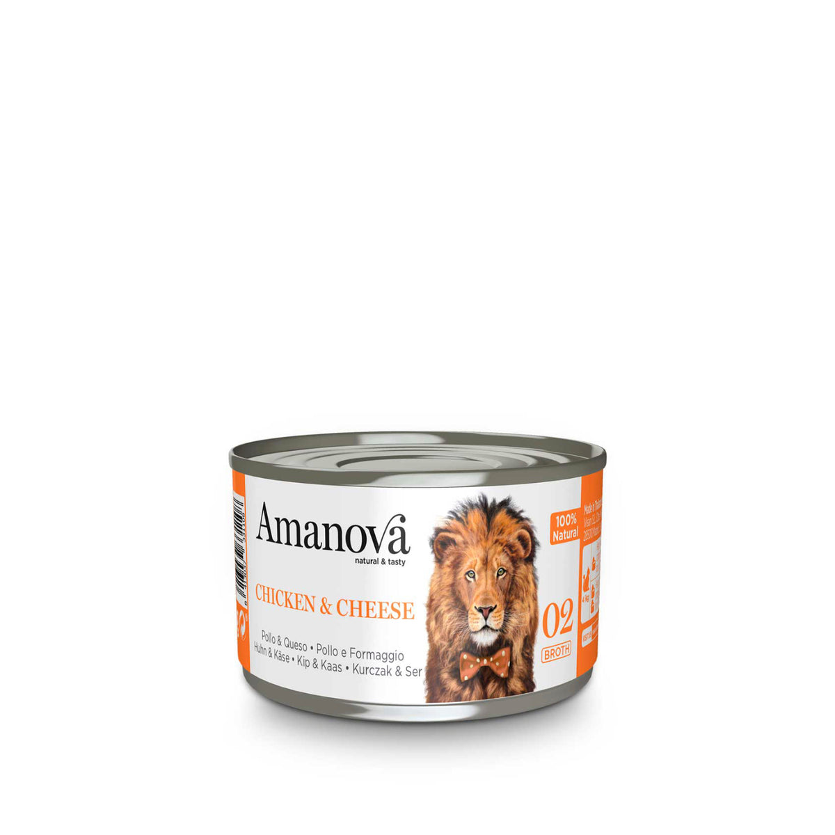 Υγρή Τροφή Γάτας Amanova-02 Chicken & Cheese Broth 70 gr