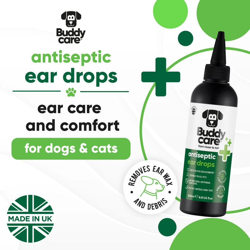 BUDDY CARE Pet Antiseptic Ear Drops 200 ml