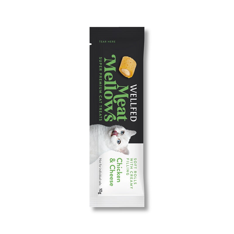 Λιχουδιά Γάτας Pet Interest Wellfed Meat Mellows Chicken and Cheese 30gr