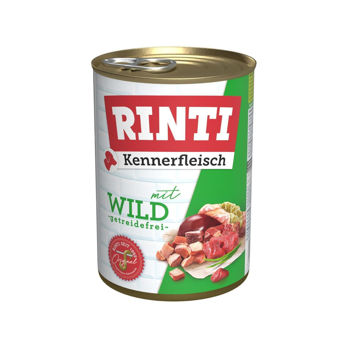 Υγρή Τροφή Σκύλου Rinti Kennerfleisch Game(Κυνήγι) 800gr