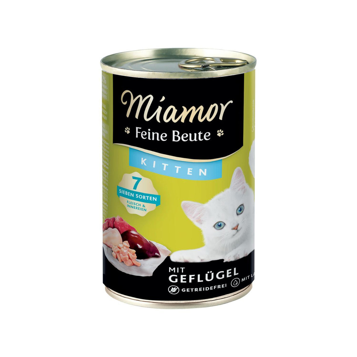Υγρή Τροφή Γάτας Miamor Feine Beute Kitten - Poultry 400gr
