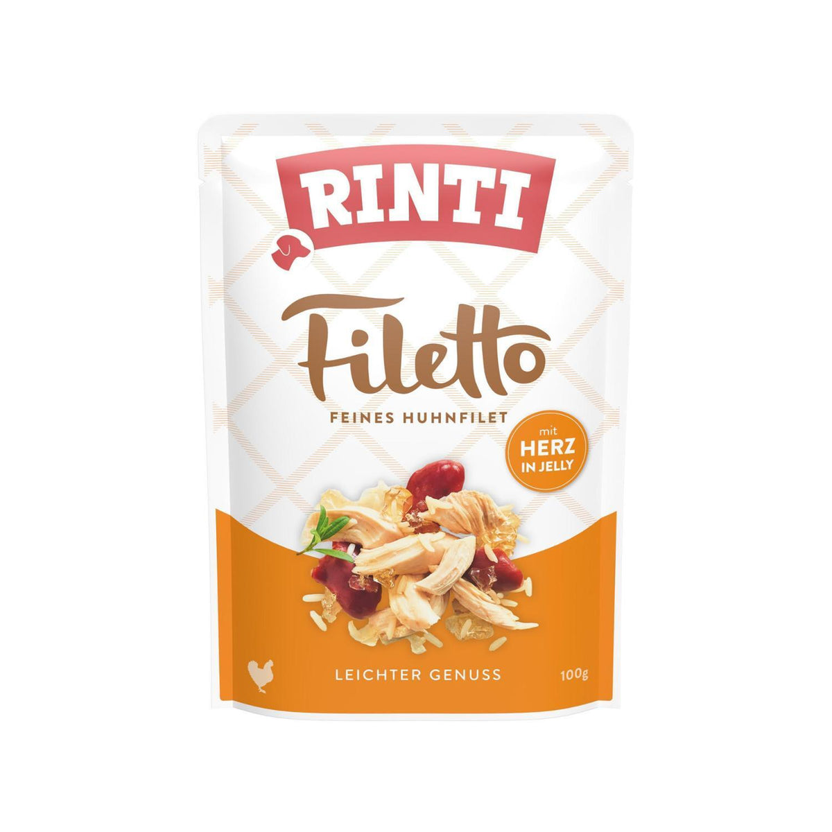 Rinti Filetto Chicken &Chicken Hearts 100g