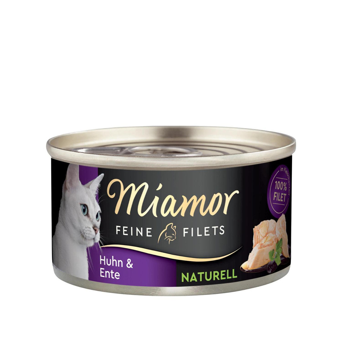Υγρή Τροφή Γάτας Feine Filets Naturell Chicken & Duck 80gr