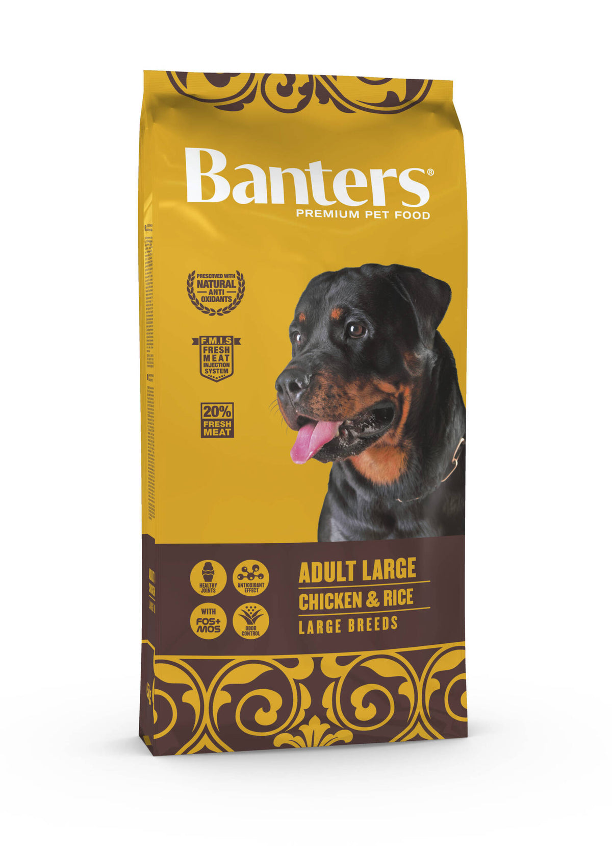 Ξηρά Τροφή Σκύλου Banters Adult Large chicken and rice 15kg