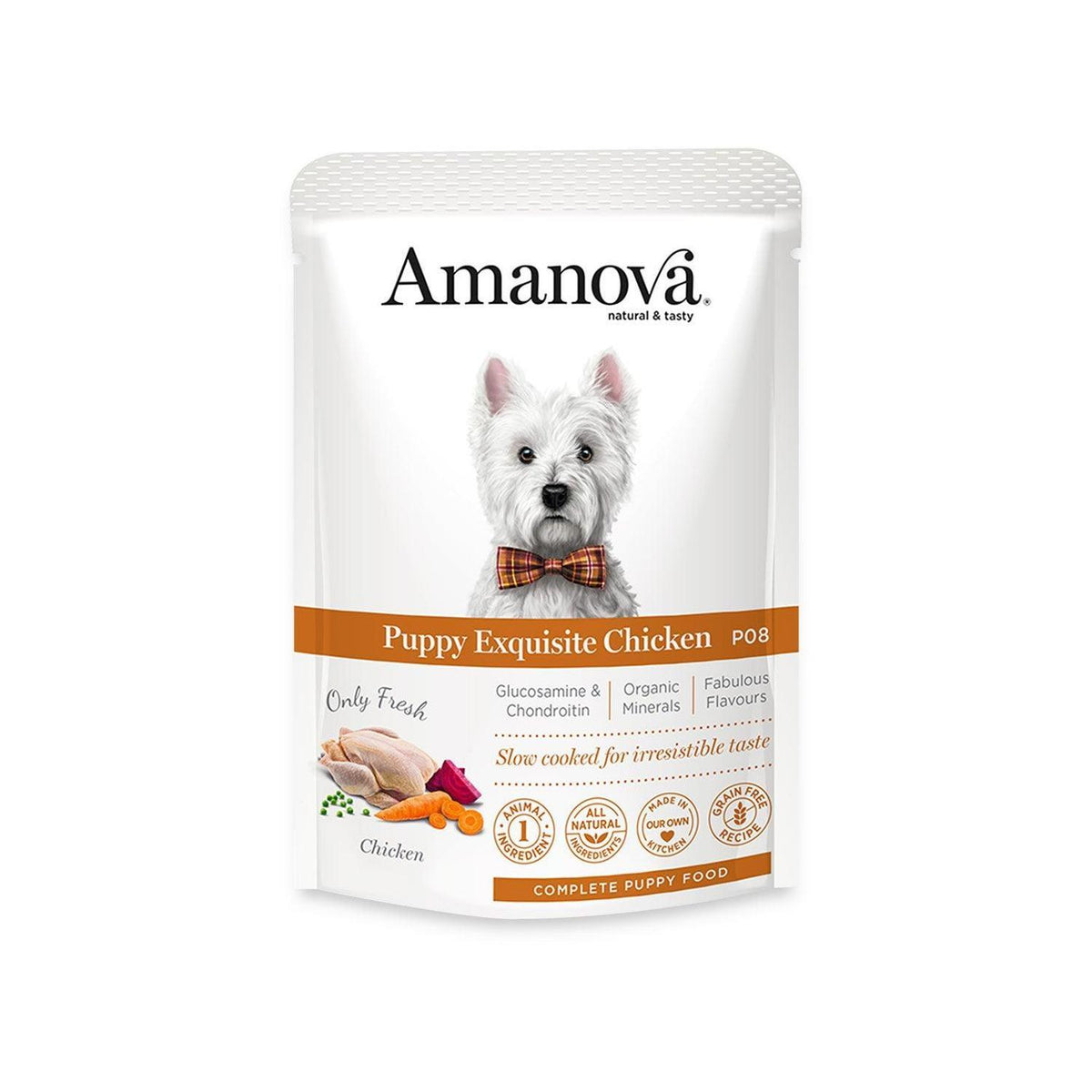 Υγρή Τροφή Σκύλου Amanova Puppy Exquisite Chicken Grain Free 100gr