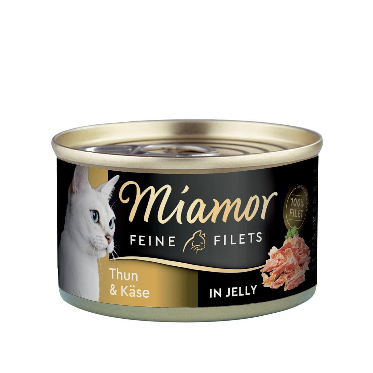 Υγρή Τροφή Γάτας Feine Filets Tuna & Cheese In Jelly 100gr